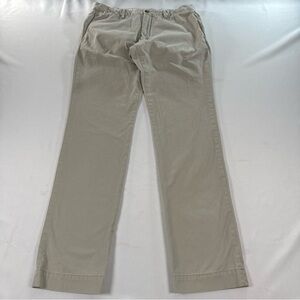 Polo Ralph Lauren The Polo Chino Pants Mens 34x34 Beige Cotton Stretch Slim Fit